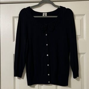 Madison Midnight Cardigan with Button Detail